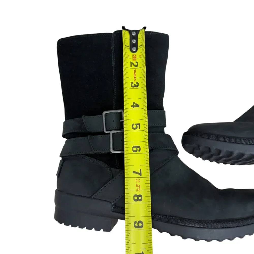 UGG Lorna Waterproof Leather Suede Women's Snow Winter Booties size 7.5 - Picture 12 of 14